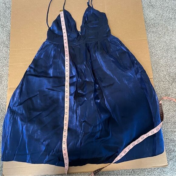 NWT Revolve x Lovers and Friends Edite Mini Dress in Sapphire Blue | Size S - Picture 9 of 11